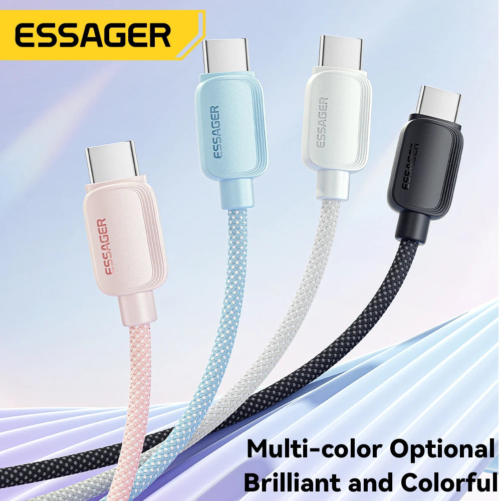 Essager 100W USB-C to USB-C braided fast charging cable